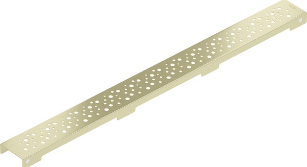 Mexen M12 maskovacia doska pre lineárny odtok 60 cm zlatá kartáčovaná - 1A21060