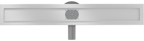 Mexen Flat nerezový sprchový žľab 60 cm s rotačným 360° sifónom - telo žľabu bez krytu, nerez, 1040060