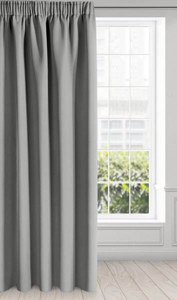 ZATEMŇOVACÍ ZÁVES NA PÁSKE ADLEY 135X270 CM STRIEBORNÁ