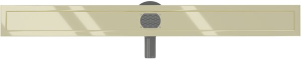 Mexen Flat 360° korpus pre otočný lineárny odtok 90 cm, zlatý - 1540090