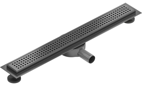 Mexen Flat 360° M08 sprchový žľab 50 cm, brúsený grafit, 1E25050-40