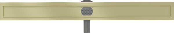 Mexen Flat 360° korpus pre líniový odtok otočný 90 cm, zlatý kartáčovaný - 1A40090