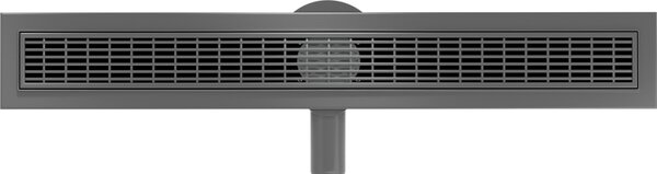 Mexen Flat 360° M33 sprchový žľab 50 cm, brúsený grafit, 1E33050-40