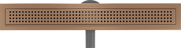 Mexen Flat 360° M08 otočný lineárny odtok 50 cm, kartáčovaná meď - 1C25050-40