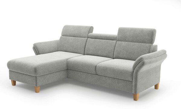 ROHOVÁ SEDAČKA, textil, svetlosivá Sit & More - Sedačky, Online Only