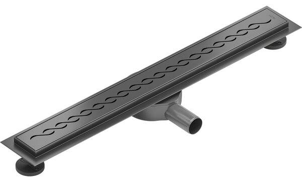 Mexen Flat 360° M18 sprchový žľab 50 cm, brúsený grafit, 1E23050-40