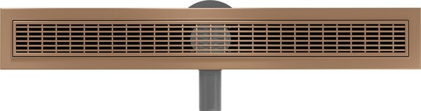 Mexen Flat 360° M33 sprchový žľab 50 cm, medená matná, 1C33050-40