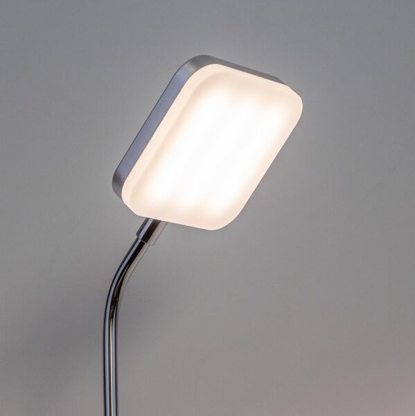 LED Nástenná lampička do zásuvky LED/3,2W/230V lesklý chróm