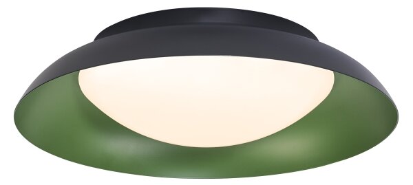Osram - LED stmievateľné stropné svietidlo ORBIS PLATE LED/19W/230V pr.31cm zelená/čierna