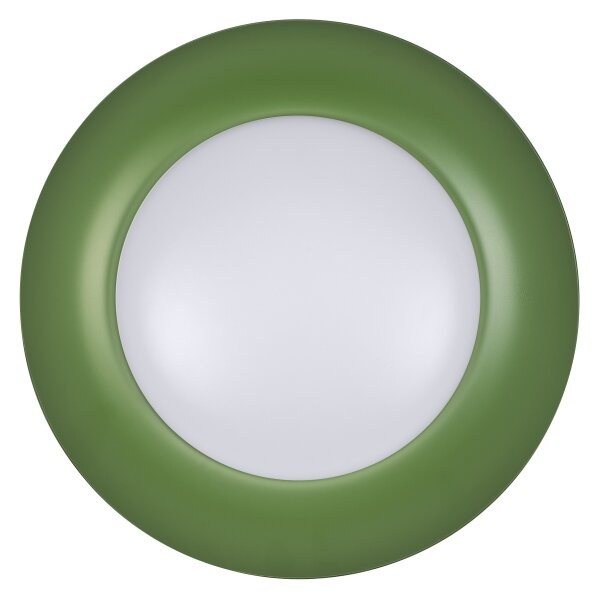 Osram - LED stmievateľné stropné svietidlo ORBIS PLATE LED/19W/230V pr.31cm zelená/čierna