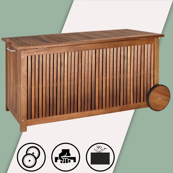 Drevený úložný box 350 L - agát