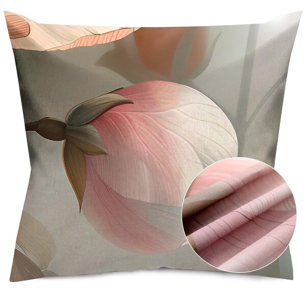 SATÉNOVÁ OBLIEČKA NA VANKÚŠ SATYNLOVE PREMIUM 40X40 CM KVETY