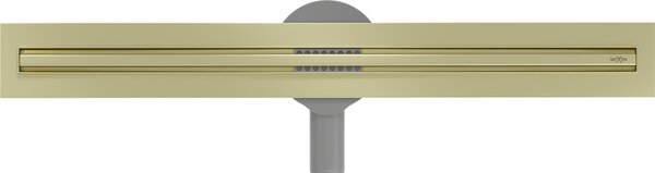 Mexen Flat 360° Slim sprchový žľab 50 cm, zlatá matná, 1A41050