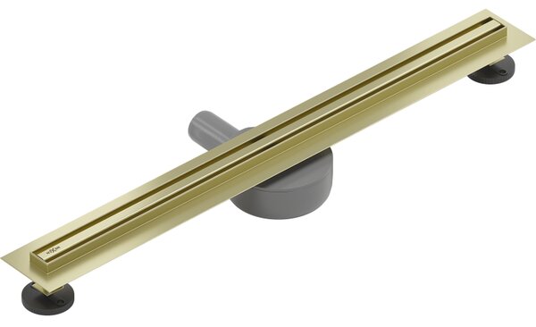 Mexen Flat 360° Slim sprchový žľab 50 cm, zlatá matná, 1A41050