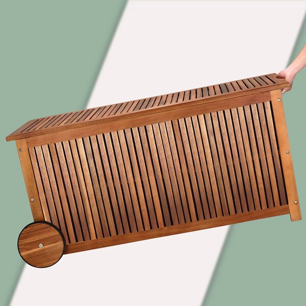 Drevený úložný box 350 L - agát