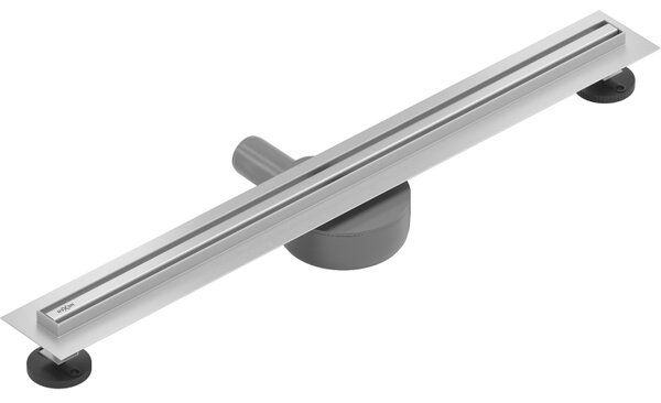 Mexen Flat 360° Slim sprchový žľab 50 cm, brúsená oceľ, 1041050