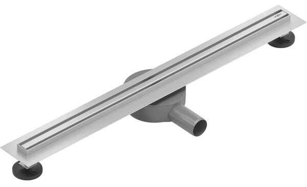 Mexen Flat 360° Slim sprchový žľab 50 cm, brúsená oceľ, 1041050