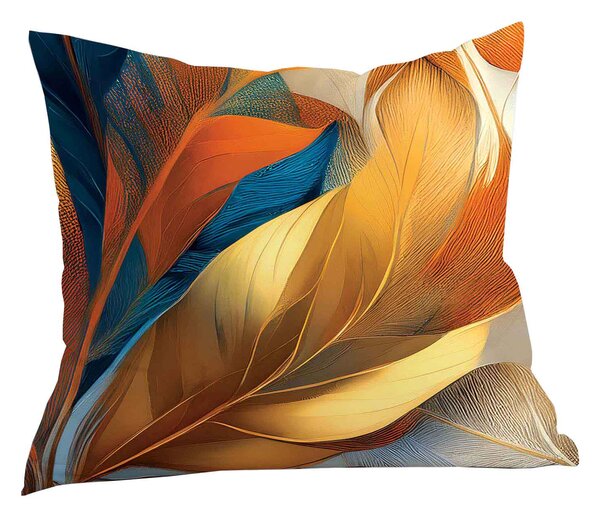 SATÉNOVÁ OBLIEČKA NA VANKÚŠ SATYNLOVE PREMIUM 40X40 CM LISTY