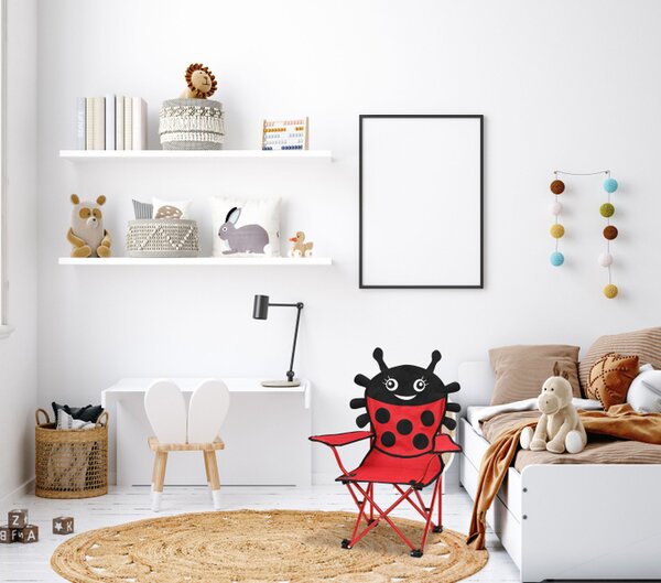 Detská skladacia stolička Beetle - sada 2 ks