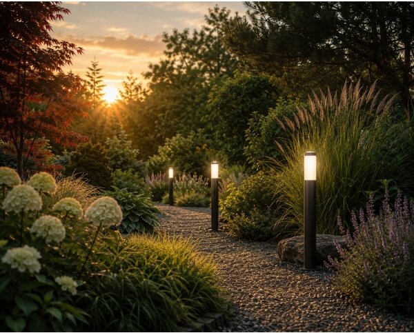 Vonkajšia lampa LOPPA 1xE27/60W/230V 65 cm IP44 antracit