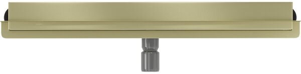 Mexen Flat Wall, sprchový žľab na stenu 2v1, 50 cm, zlatá matná, 1A30050