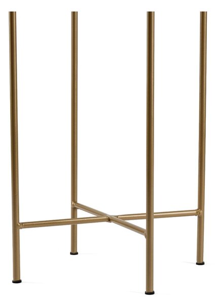 KOVOVÝ KVETINÁČ SO STOJANOM GOLDEN 95X21 CM ZLATÁ