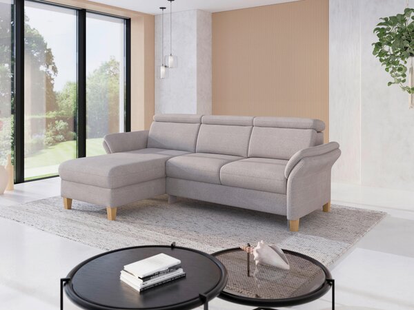 ROHOVÁ SEDAČKA, textil, strieborná Sit & More - Sedačky, Online Only
