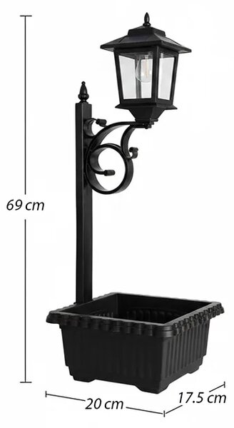 Bloomlamp™ Kvetináč So Solárnou Lampou