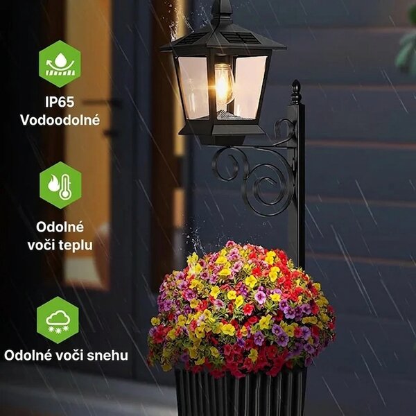 Bloomlamp™ Kvetináč So Solárnou Lampou