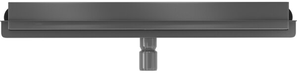 Mexen Flat Wall, sprchový žľab na stenu 2v1, 50 cm, brúsený grafit, 1E30050