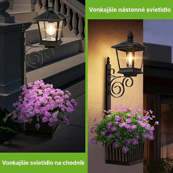 Bloomlamp™ Kvetináč So Solárnou Lampou