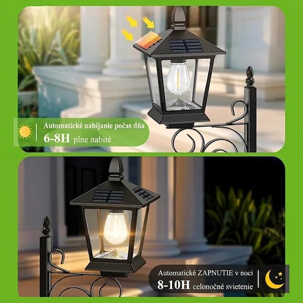 Bloomlamp™ Kvetináč So Solárnou Lampou