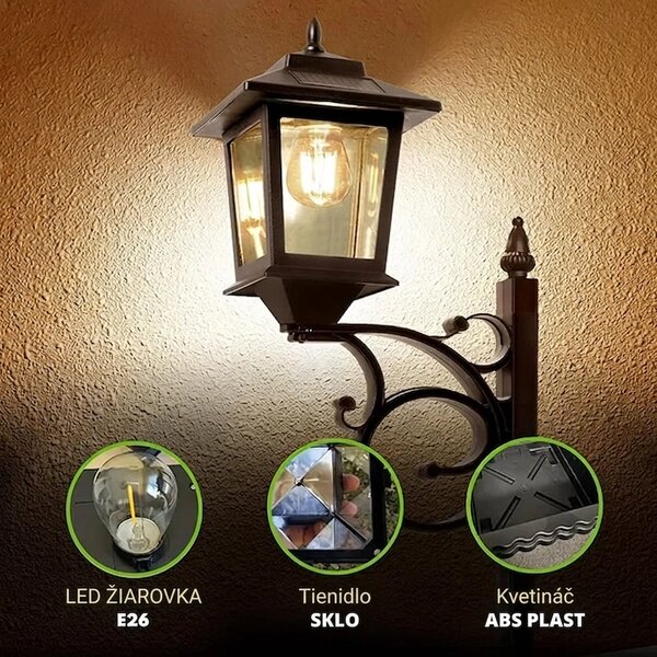 Bloomlamp™ Kvetináč So Solárnou Lampou