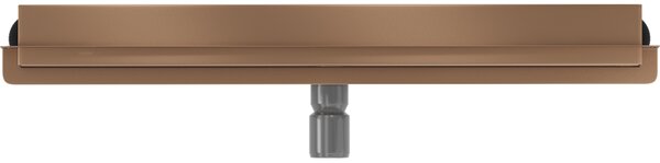 Mexen Flat Wall, sprchový žľab na stenu 2v1, 50 cm, medená matná, 1C30050