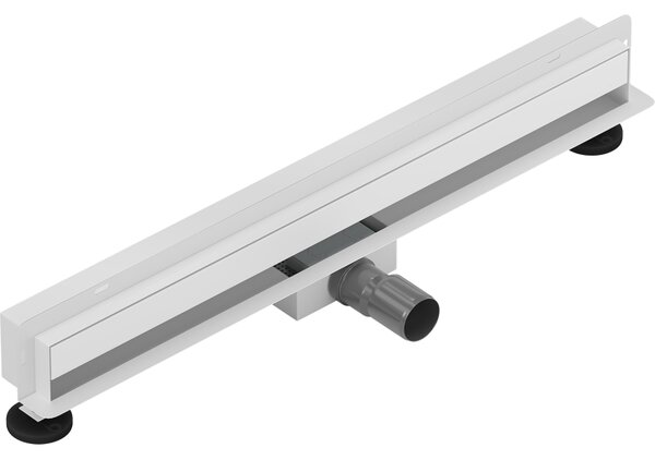 Mexen Flat Wall, sprchový žľab na stenu 2v1, 50 cm, biela, 1230050
