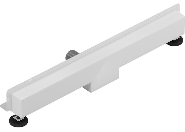 Mexen Flat Wall, sprchový žľab na stenu 2v1, 50 cm, biela, 1230050