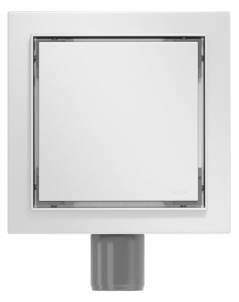 Mexen Flat-Q M13 Podlahový Vpusť Štvorcový 15 x 15 cm, inox - 1010015