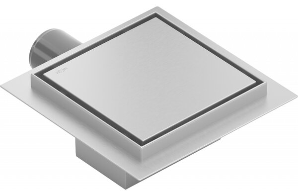 Mexen Flat-Q M13 Podlahový Vpusť Štvorcový 15 x 15 cm, inox - 1010015