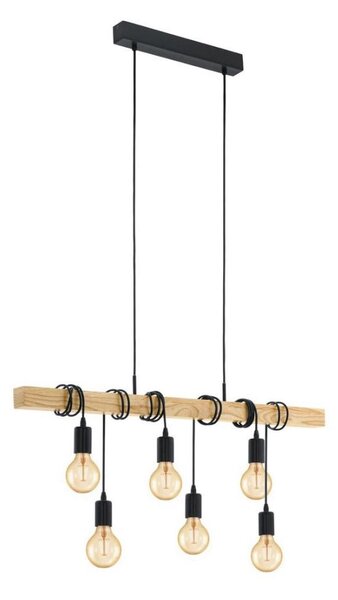 Eglo 78937 - Luster na lanku TOWNSHEND 6xE27/60W/230V