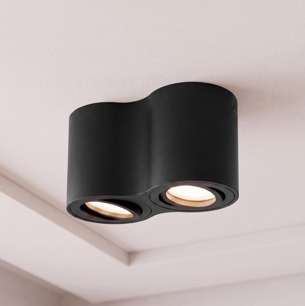 BRILAGI - Usmerjena svetilka MIA DOUBLE 2xGU10/30W/230V črna