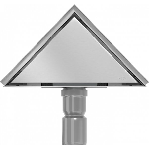 Mexen Flat-T M13 podlahový vpust trojuholníkový 20 x 20 cm, inox - 1010320