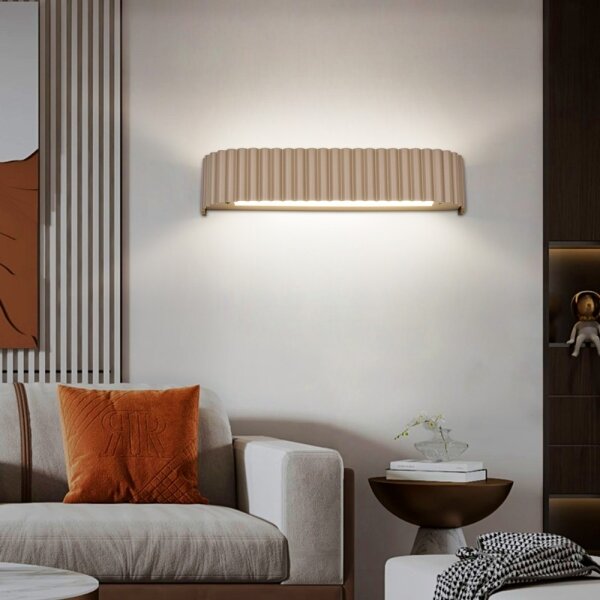 BRILAGI - stmievateľné nástenné LED svietidlo FALCON MODERN LED/14W/230V 40 cm béžová + diaľkový ovládač