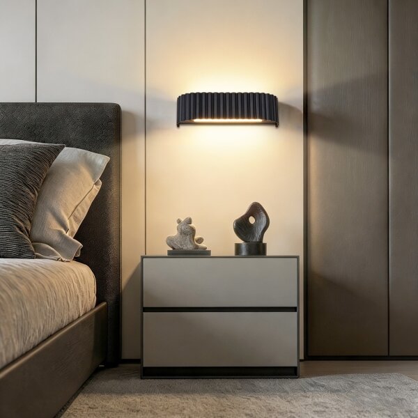 BRILAGI - LED nástenné svietidlo FALCON MODERN LED/10W/230V 30 cm 3000/4500/6000K čierna