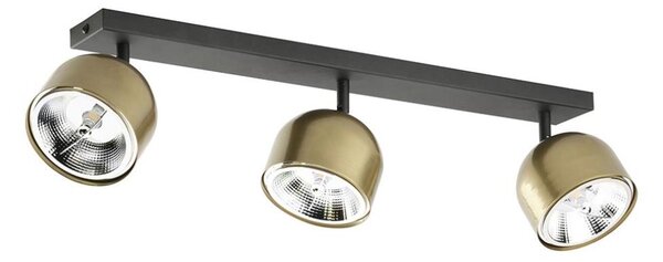 Bodové svietidlo ALTEA 3xAR111 GU10/50W/230V zlatá/čierna