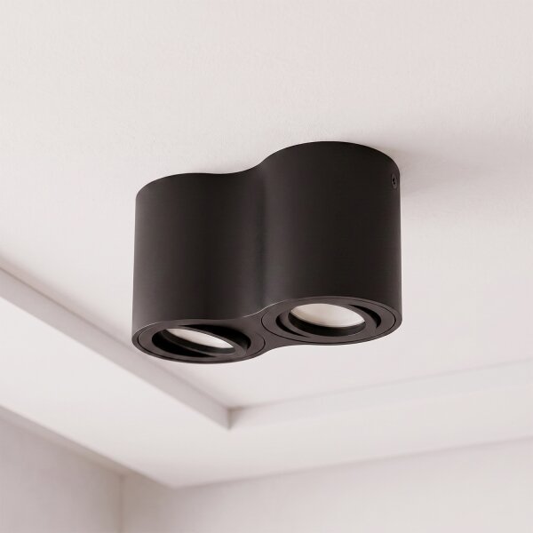 BRILAGI - Usmerjena svetilka MIA DOUBLE 2xGU10/30W/230V črna