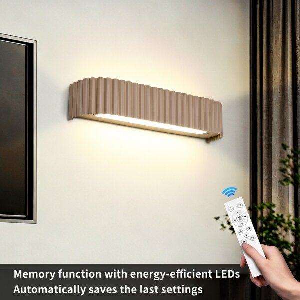 BRILAGI - stmievateľné nástenné LED svietidlo FALCON MODERN LED/14W/230V 40 cm béžová + diaľkový ovládač