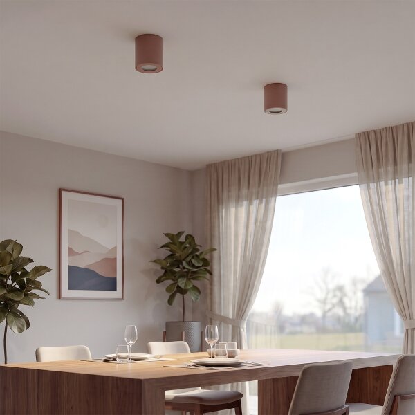 Brilagi - Kúpeľňové bodové svietidlo MIA 1xGU10/30W/230V 84x80 mm hnedá IP54