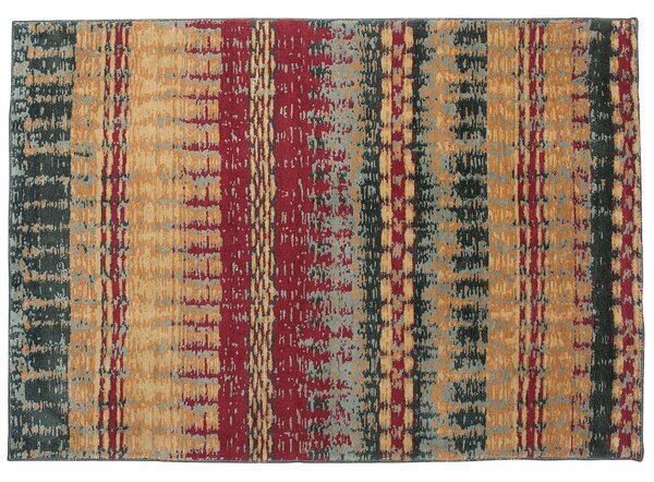 Koberec viacfarebný polyester 160 x 230 cm abstraktný vzor obdĺžnikový tvar boho štýl