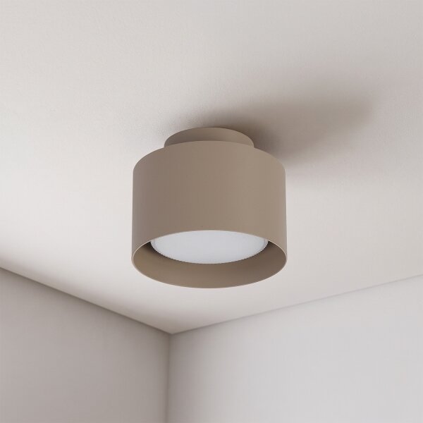 BRILAGI - LED bodové svietidlo BACKLIT 1xGX53/15W/230V + LED/3W pr. 10 cm béžové