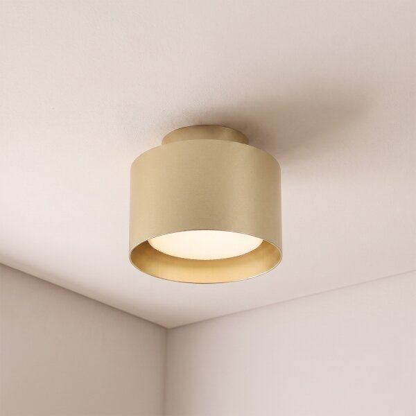 BRILAGI - LED bodové svietidlo BACKLIT 1xGX53/15W/230V + LED/3W priemer 10 cm zlatá